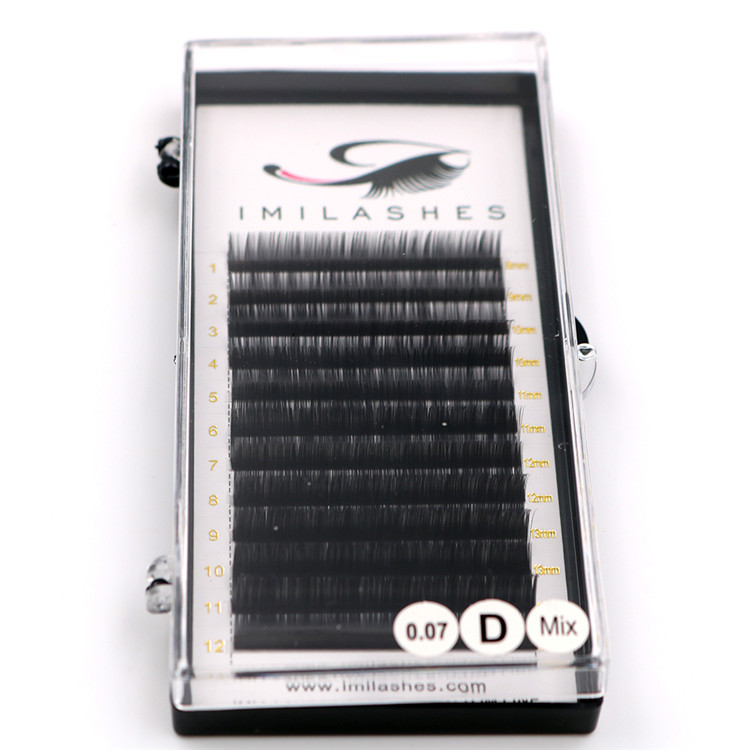 Brush on false individual false eyelashes-D